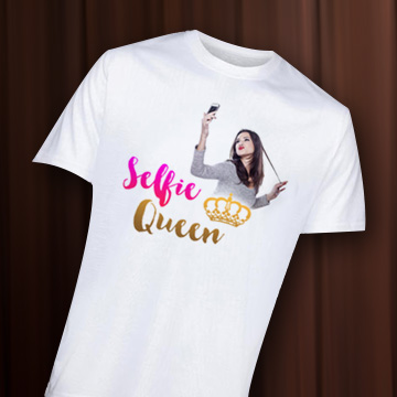 Cool Personalized Customized Selfie Queen T shirt