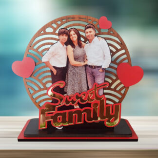 Sweet Family MDF Caricature
